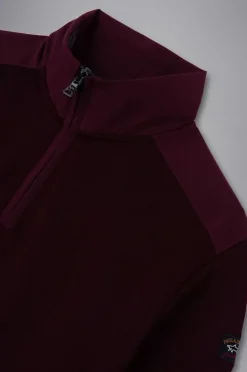 Paul & Shark Zipped Pullover Rood 12311135