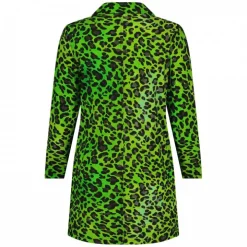 Plus Basics Jacket Long Leopard Green 18 192 099