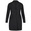 Plus Basics Jacket Long Zwart 10 192 099