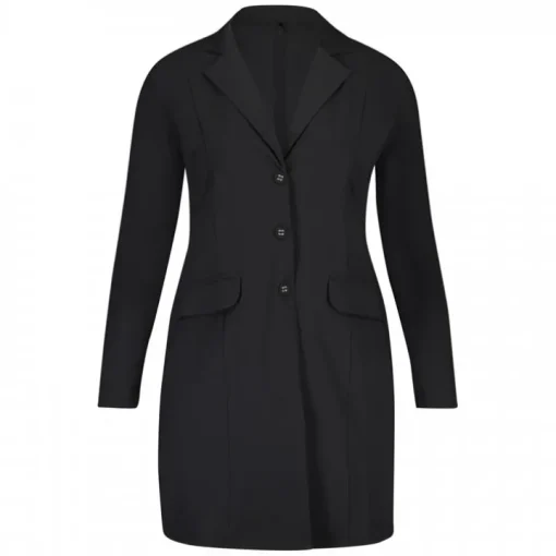 Plus Basics Jacket Long Zwart 10 192 099