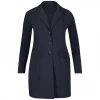 Plus Basics Long Jacket Blauw 10 192 099
