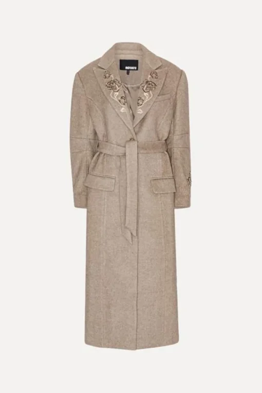 Rotate Lange Coat Beige 1131552457
