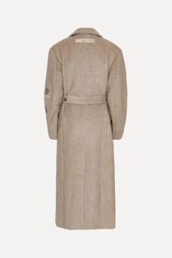 Rotate Lange Coat Beige 1131552457