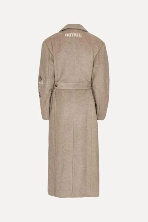 Rotate Lange Coat Beige 1131552457