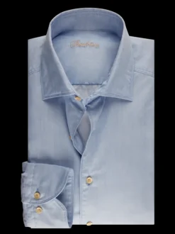 Stenströms Casual Blauw Overhemd 7747218765120