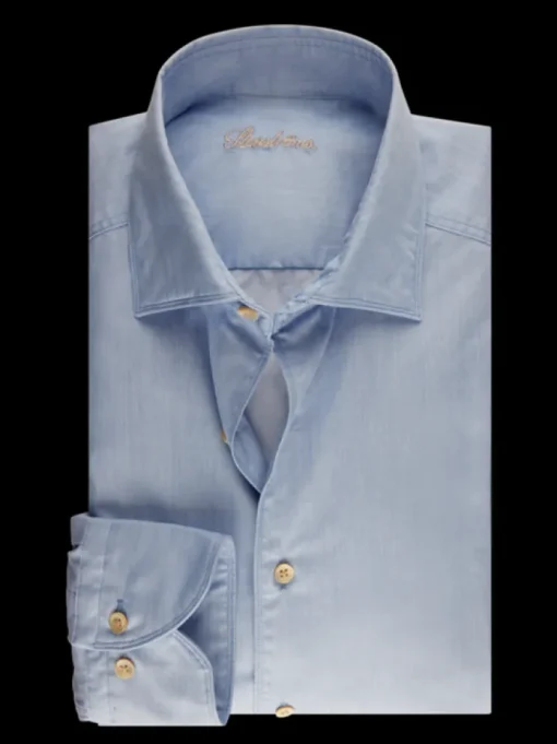 Stenströms Casual Blauw Overhemd 7747218765120