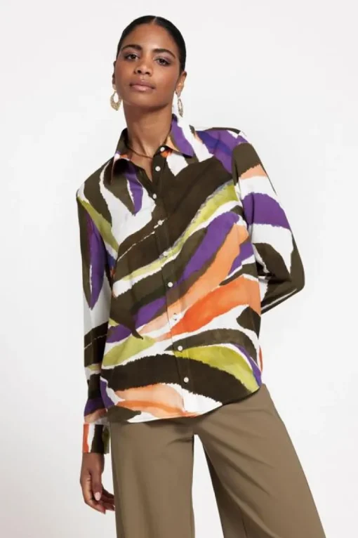 Studio Anneloes Bobby viscose fade top