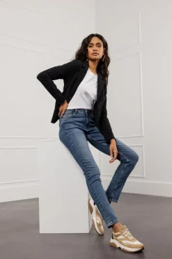 Studio Anneloes Bright bonded blazer