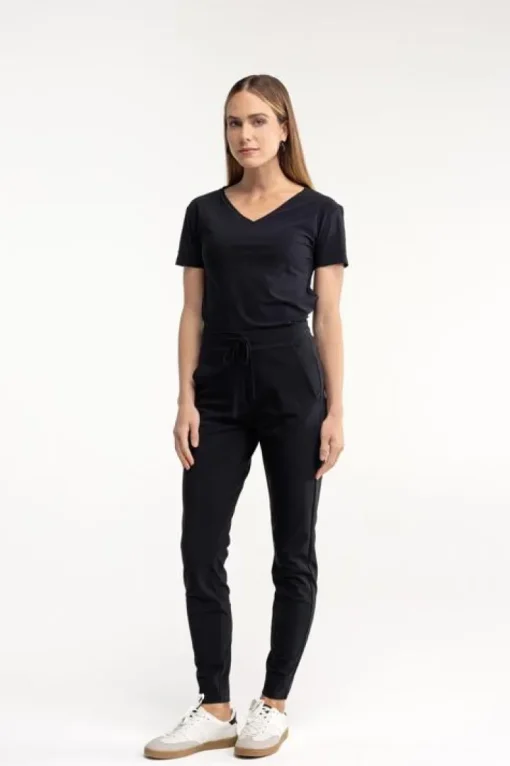 Studio Anneloes Downstairs bonded trousers