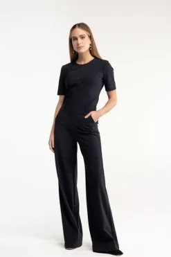 Studio Anneloes Lexie LONG bonded trousers