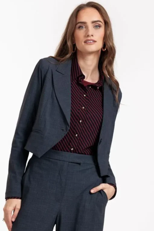 Studio Anneloes Mavy woven look blazer