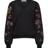 Studio Anneloes Milly flower sequins pullover