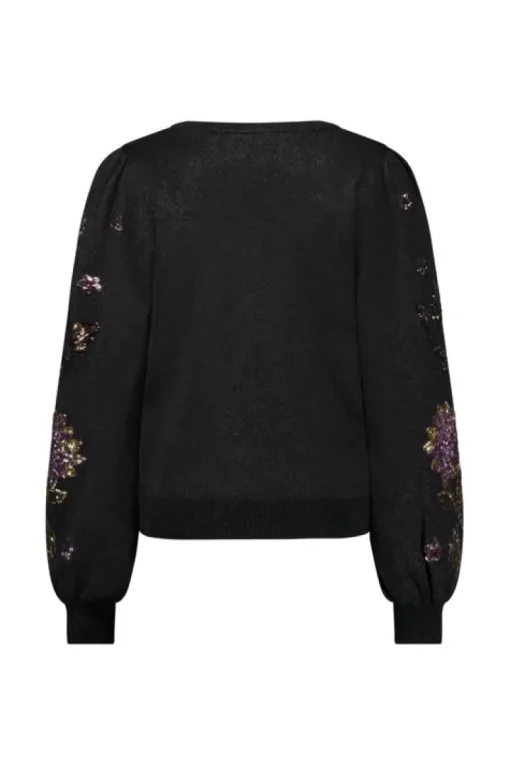 Studio Anneloes Milly flower sequins pullover