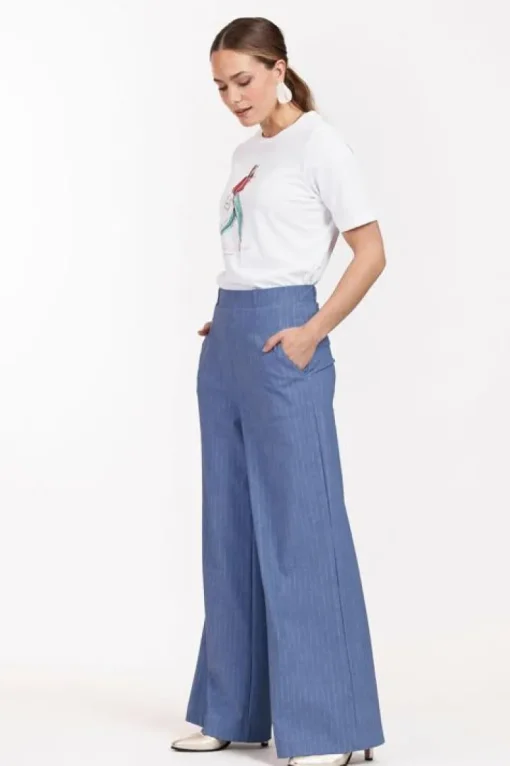 Studio Anneloes Nanet pinstripe trousers
