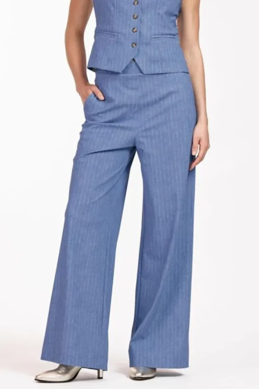 Studio Anneloes Nanet pinstripe trousers