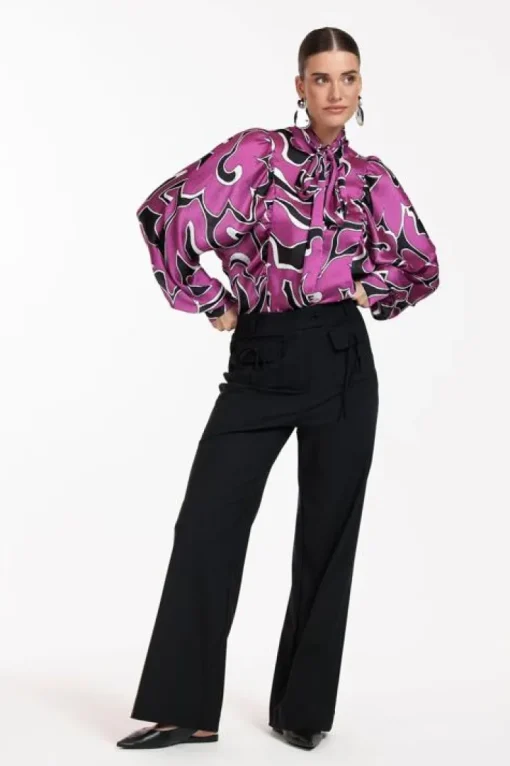 Studio Anneloes Paulette crinkle blouse