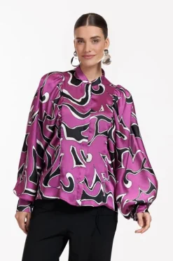 Studio Anneloes Paulette crinkle blouse