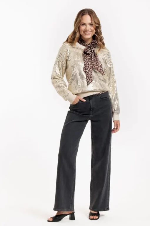 Studio Anneloes Shelby sequins pullover