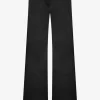 Studio AR Pantalon Jaela Stretch Zwart