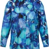 Via Appia Blouse Blauw Dessin 2411903
