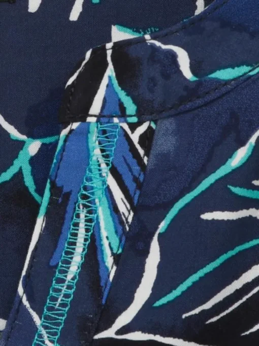 Via Appia Blouse Blauw Dessin 2411907