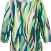 Via Appia Blouse Groen Dessin 2411737