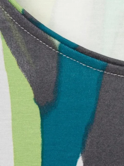 Via Appia Blouse Groen Dessin 2411737